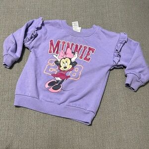 Vintage Disney baby Minnie Mouse purple sweatshirt